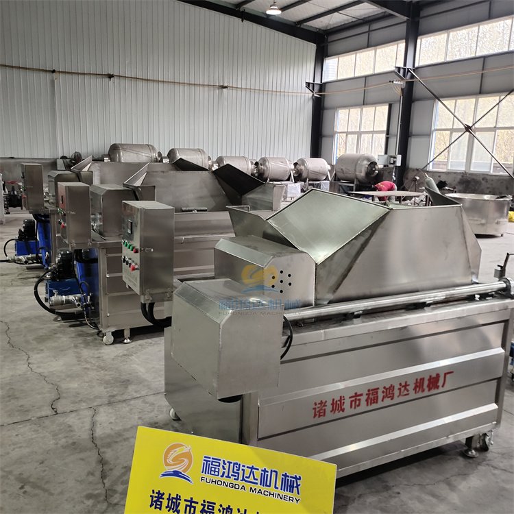 豬皮溫皮機肉皮油炸機皮肚加工設備響皮油炸機器