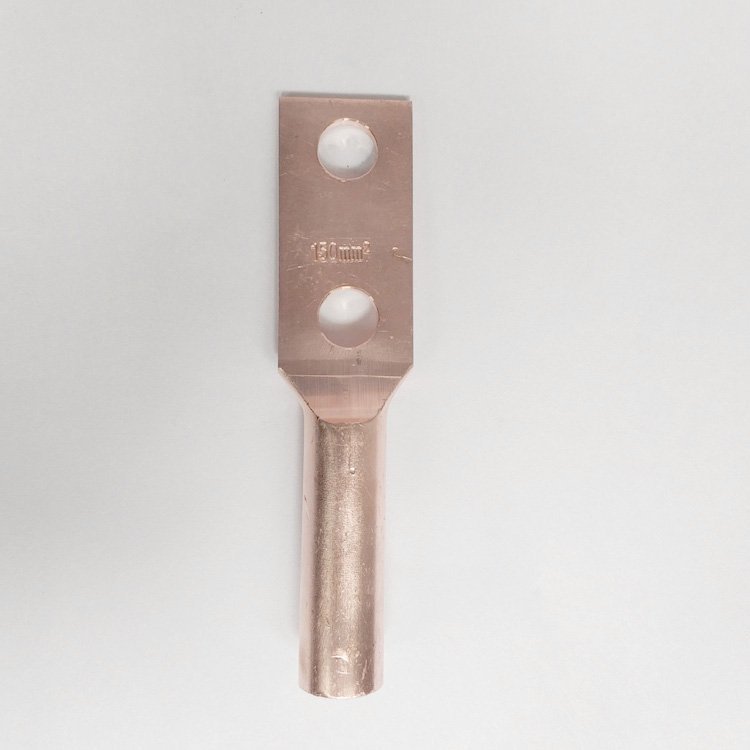 廠家供應(yīng)雙孔銅鼻子金蟾牌雙孔銅接線端子