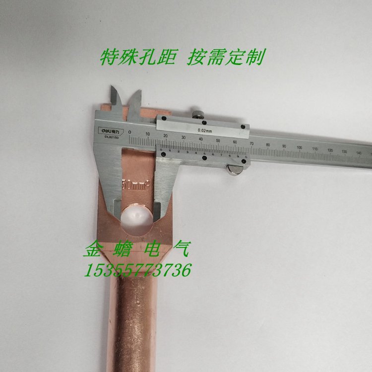 廠標(biāo)雙孔銅鼻子金蟾牌雙孔銅接線端子DTS-70平方