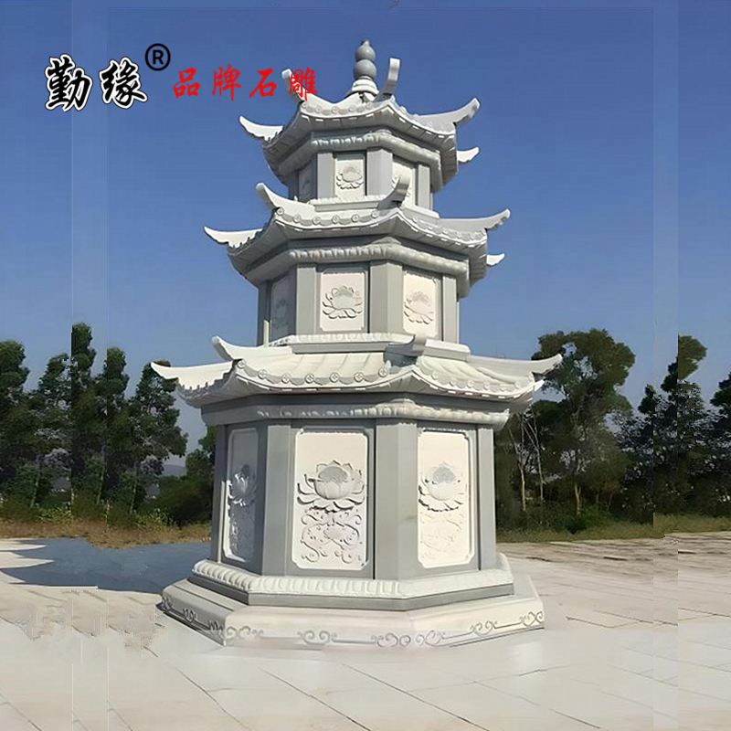 勤緣大理石浮雕文昌塔景區(qū)花崗巖制作九層石塔