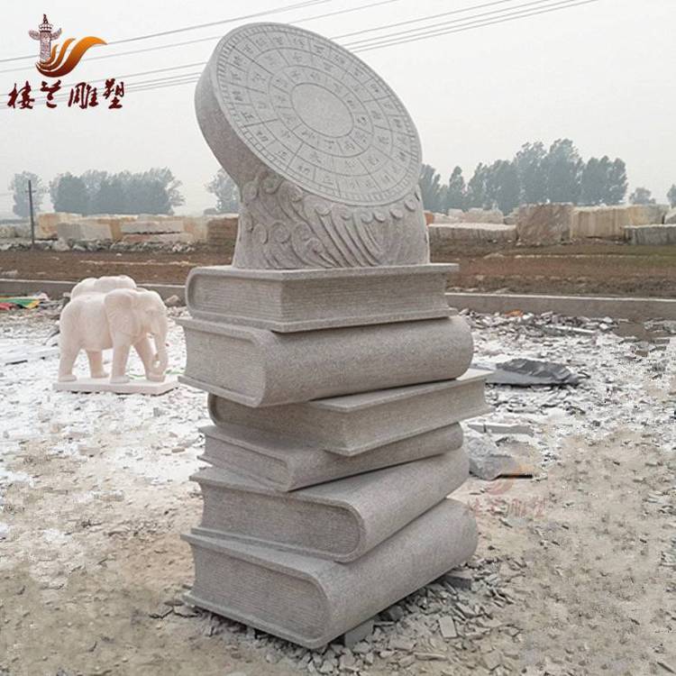 學(xué)校大理石日晷雕塑樓蘭雕塑***花崗巖校園雕塑規(guī)格可定做