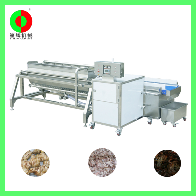 大型肉類加工設(shè)備洗肉機預制菜加工機器肉類去血水設(shè)備排骨清洗機