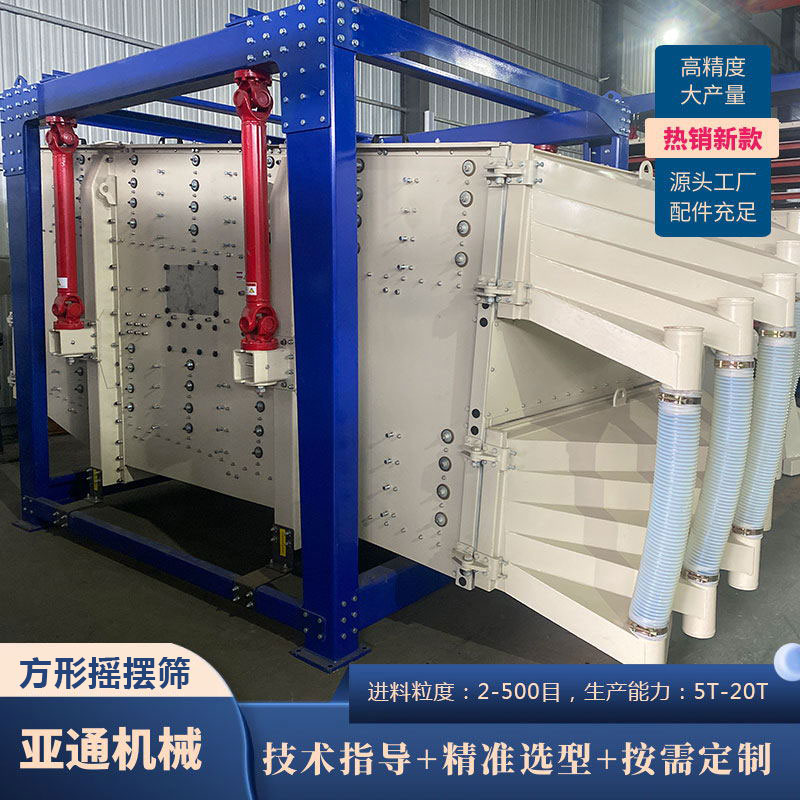 方形搖擺篩壓裂砂活性炭耐火材料使用壽命長篩分效率好環(huán)?？啥ㄖ? title=