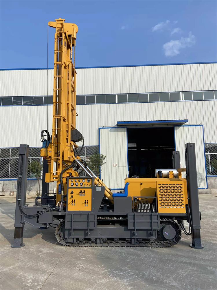 氣動JK200大型全液壓百米水井鉆機(jī)拖拉機(jī)帶打井機(jī)架子