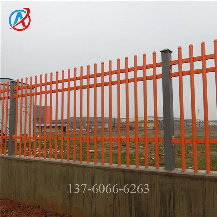 河源裝飾花鋅鋼護欄廠家-云城圍墻柵欄款式三橫桿鐵藝欄桿