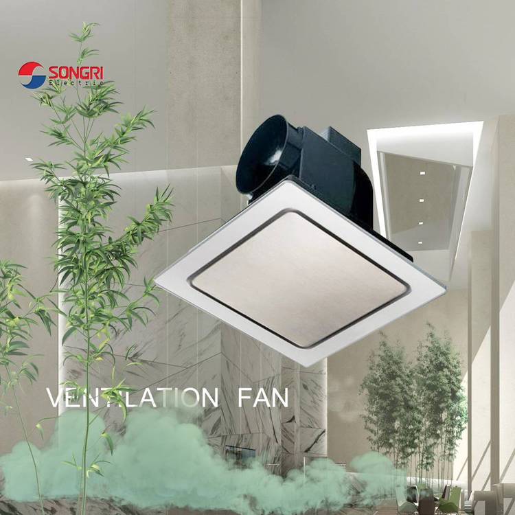 度假村賓館靜音排風扇上海松日（SONGRI）吊頂管道換氣扇五星酒店排氣扇304不銹鋼面板通風扇