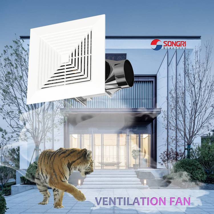8寸10寸12寸通風機抽風機上海松日（SONGRI）管道天花板大風量靜音吊頂換氣扇排風扇