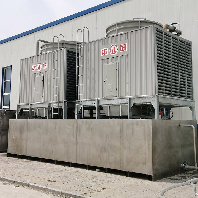 本研方形橫流加厚玻璃鋼冷卻塔靜音風(fēng)機(jī)超長質(zhì)保