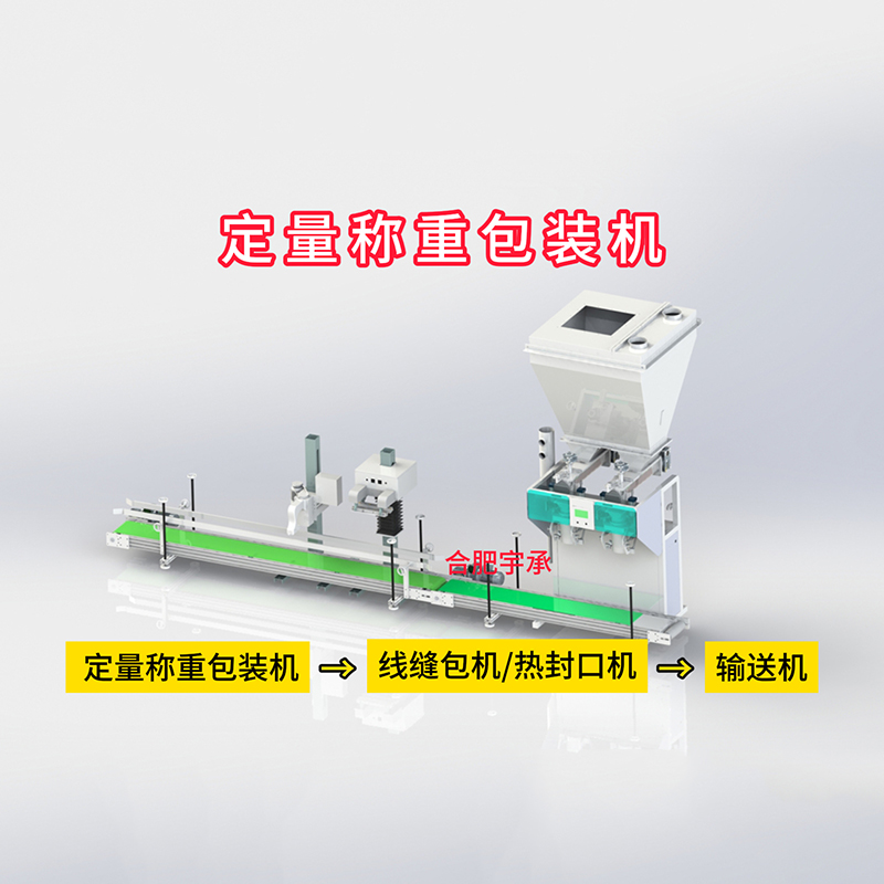粉劑定量包裝秤自動(dòng)顆粒稱重裝袋機(jī)器粉狀物料計(jì)量包裝設(shè)備