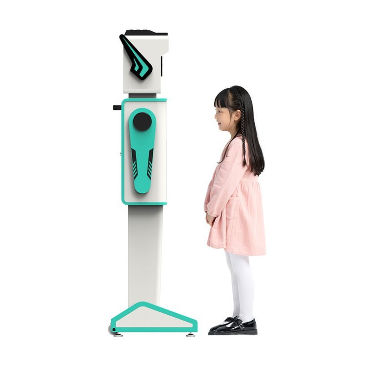 幼兒園機(jī)器人智能晨檢一體機(jī)兒童健康體檢設(shè)備定制測(cè)溫消毒