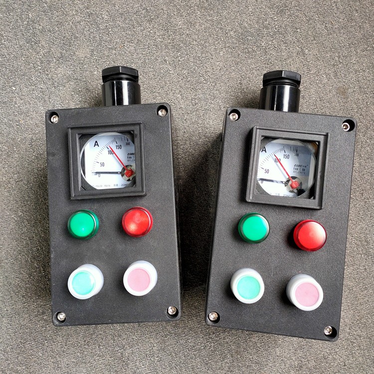 FZC-S-A2D2B1G防水防塵防腐風(fēng)機按鈕操作箱\/就地儀表三防按鈕盒