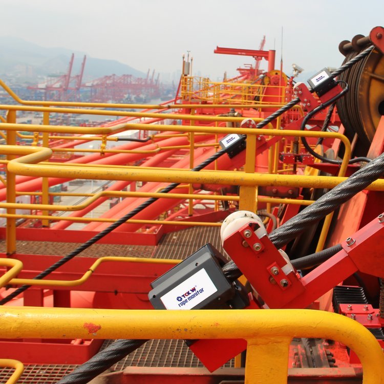 岸橋鋼絲繩在線自動監(jiān)測設(shè)備