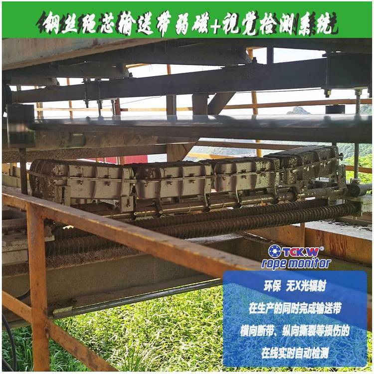 骨料傳送帶損傷監(jiān)測系統(tǒng)TCK.W鋼絲繩芯輸送帶斷帶檢測