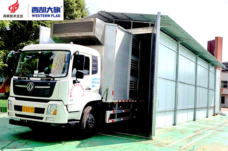 西部大旗車(chē)輛殺菌烘干房房體材質(zhì)304不銹鋼熱源天然氣節(jié)能環(huán)保