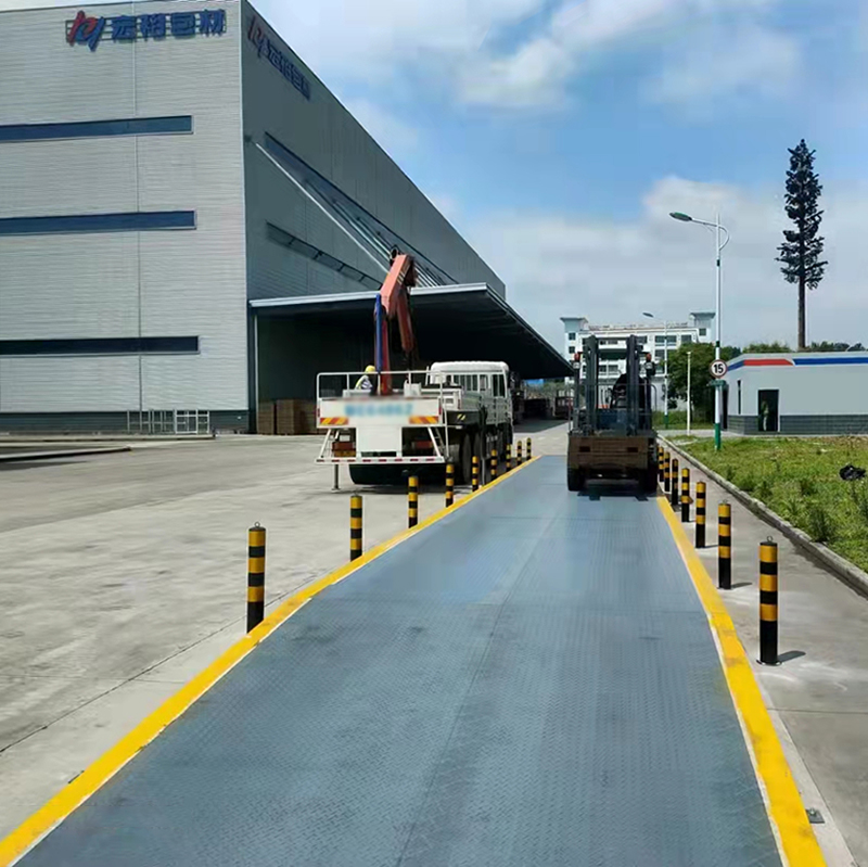 柯力90噸110噸全自動(dòng)無(wú)人值守電子汽車衡批發(fā)帶斜坡防滑汽車地磅
