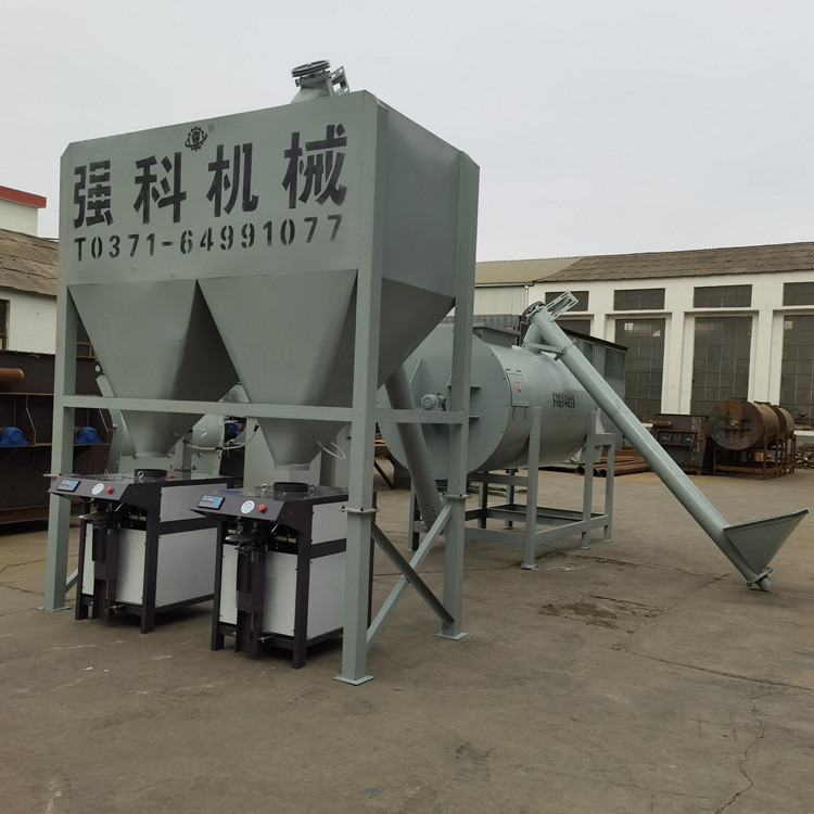 簡易型膩子粉流水線生產設備灌漿料金剛砂粘結劑攪拌機質量保證