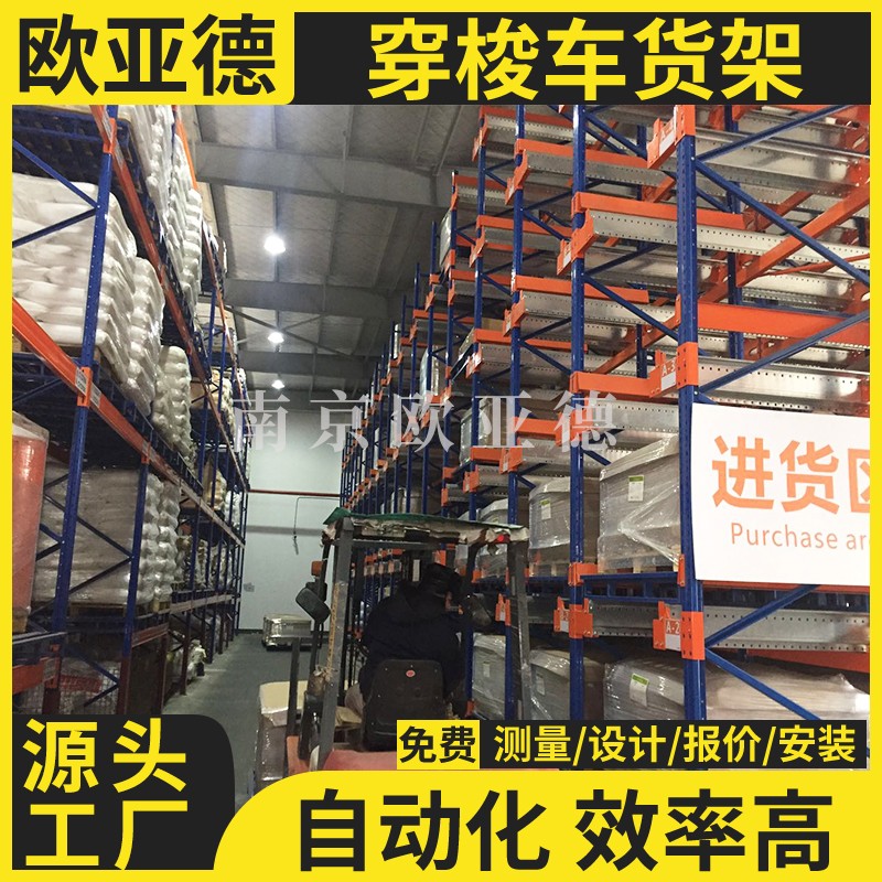 食品冷鏈倉儲物流自動化立體倉庫智能穿梭小車貨架先進先出