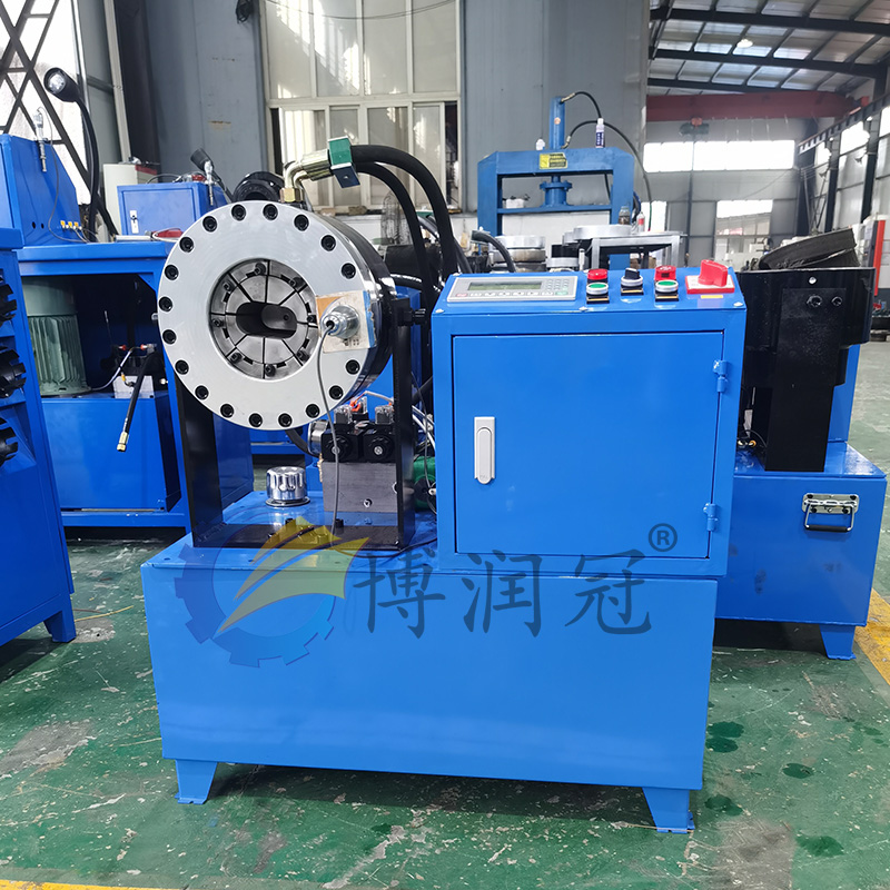 51型鋼管縮管機橢圓管拔襯縮口機圓管扣壓機可定制