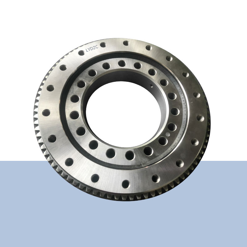外齒回轉支承轉盤軸承MTE-145型號四點接觸球312*145*50尺寸軸承