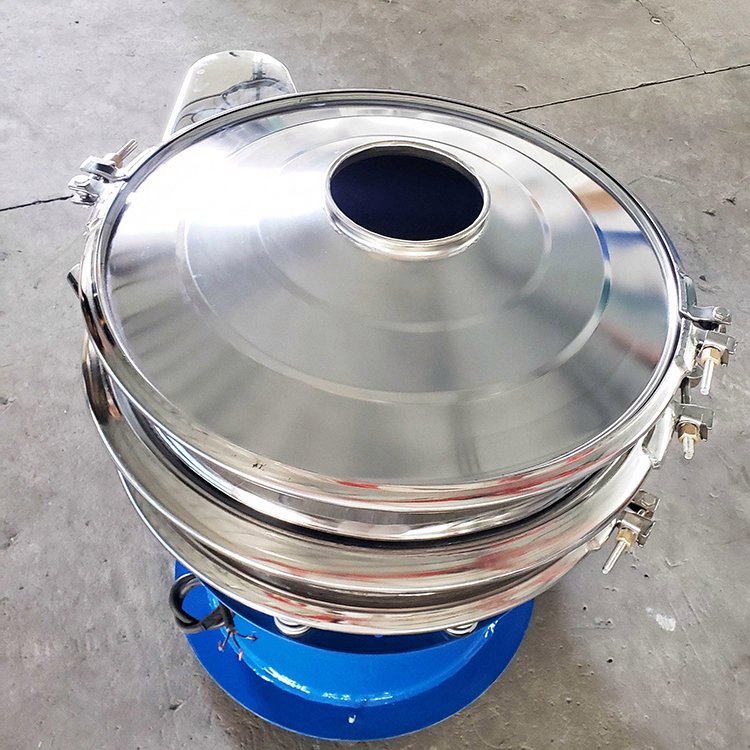 雷誠(chéng)機(jī)械工廠麥糠振動(dòng)篩面粉篩粉機(jī)圓篩三次元旋振篩