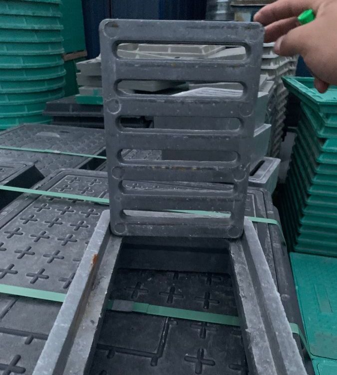 酉雞復合樹脂圓形井蓋承重綠化圓型井粗鋼筋顏色尺寸可定制