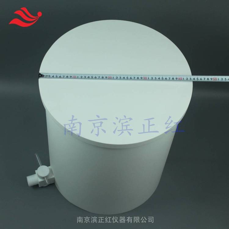 有機(jī)合成實(shí)驗(yàn)PTFE反應(yīng)釜配帶孔腔體耐酸堿四氟反應(yīng)罐50L反應(yīng)容器