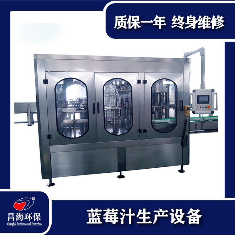 藍莓汁生鮮壓榨設備網(wǎng)紅飲料生產(chǎn)線飲品灌裝機飲料設備