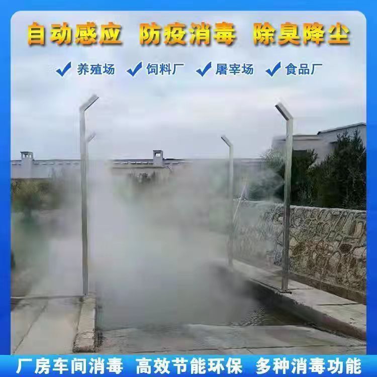 防疫智能霧化車(chē)輛消毒通道人工造霧消毒成套設(shè)備自動(dòng)感應(yīng)