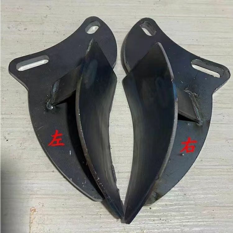 旋耕機(jī)側(cè)邊犁邊鏵犁犁體310311308邊犁加厚加焊耐磨型