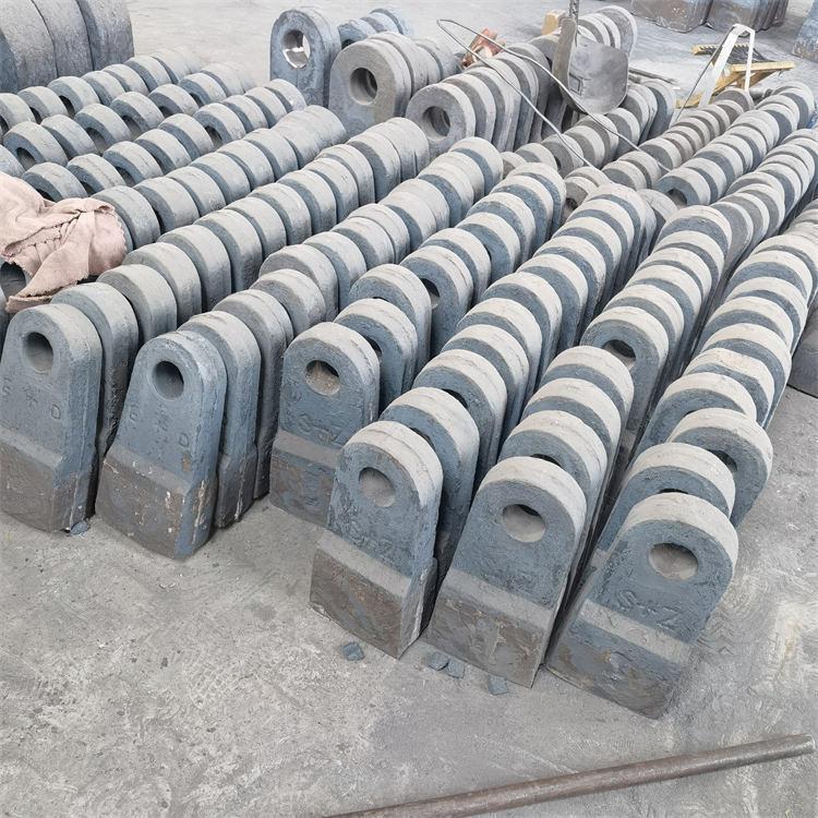 雙金屬抗腐蝕扛沖擊碎石機(jī)配件制砂機(jī)高鉻合金錘頭可定制