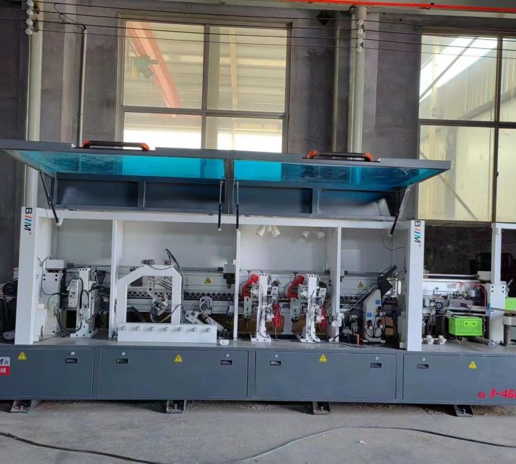 永亮機械寶邁二手仿形跟蹤封邊機數(shù)控操作適用板式家具加工