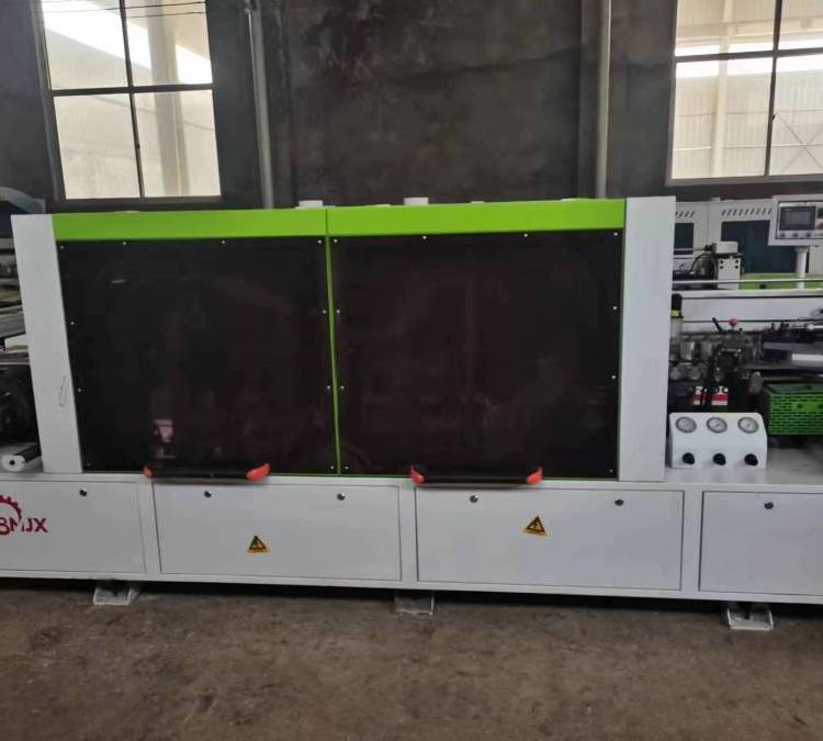 寶邁全自動封邊機(jī)板式家具齊頭齊尾雙修回收出售維修二手木工機(jī)械