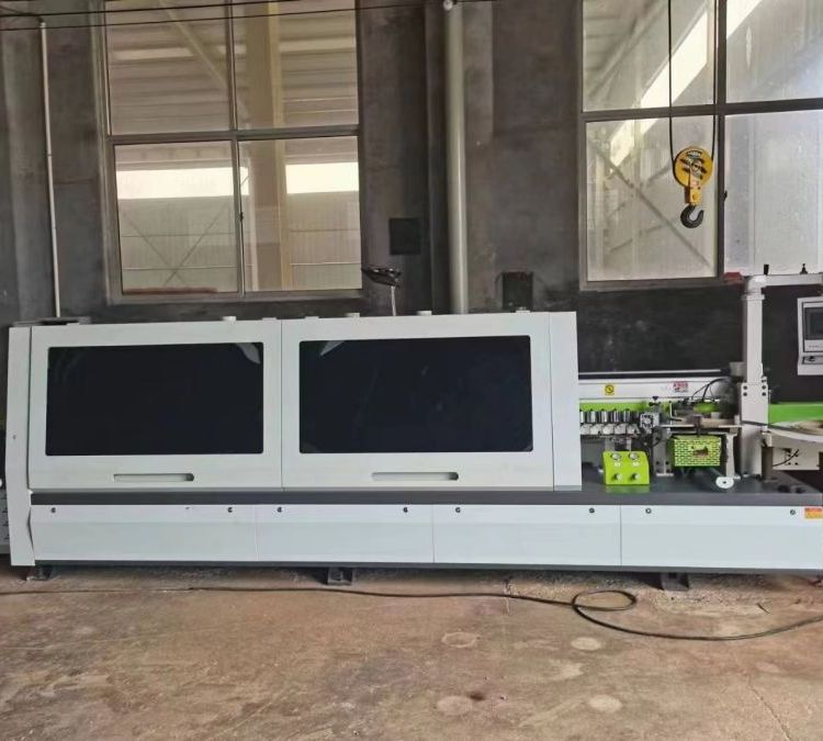 仿形跟蹤倒角修邊豪美HM-708極東款家具二手全自動(dòng)封邊機(jī)永亮機(jī)械