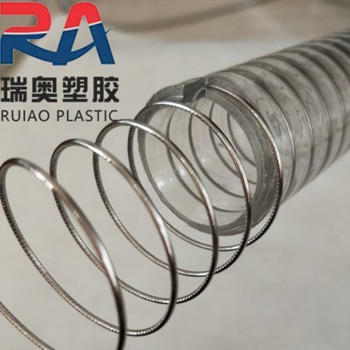 瑞奧透明增強管食品級鋼絲管耐腐蝕pu軟管耐磨平滑管