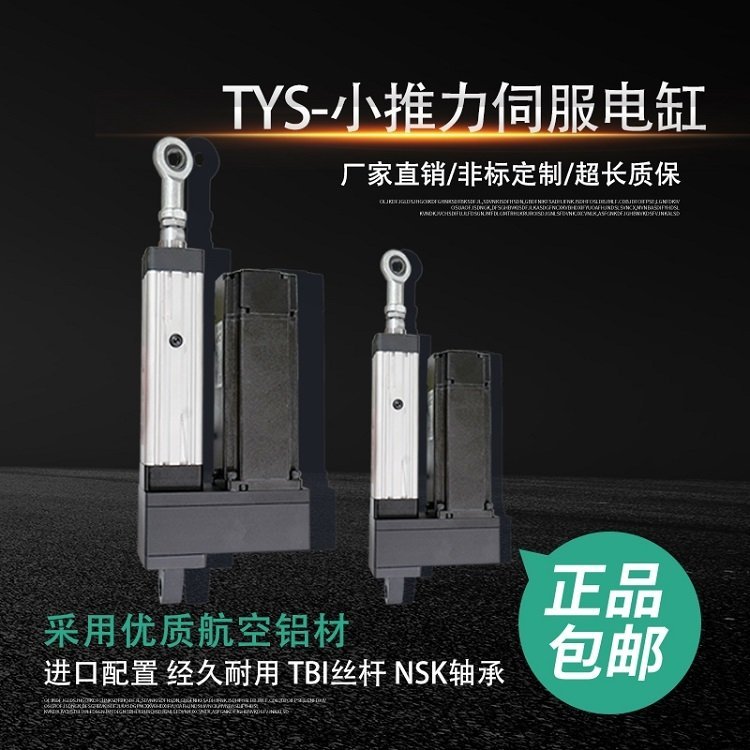 TYSC45伺服電動缸小推力高精度300mm步進電缸電動推桿省空間
