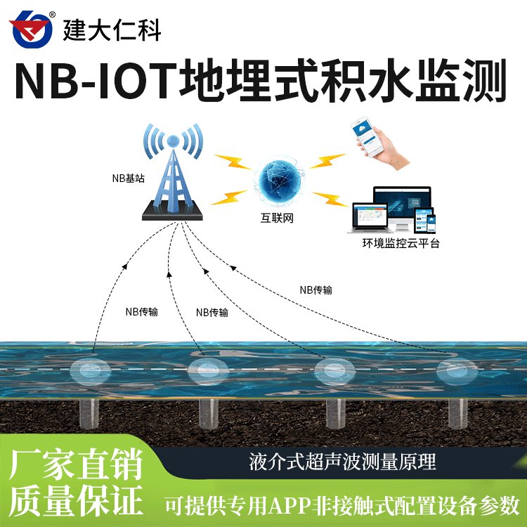建大仁科道路積水監(jiān)測(cè)系統(tǒng)地埋式內(nèi)澇積水水位監(jiān)測(cè)設(shè)備JS-DMS-2