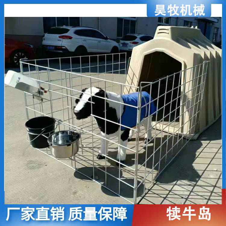 昊牧犢牛島牛圍欄隔離喂養(yǎng)犢?；\及喂奶桶牧場養(yǎng)殖設(shè)備