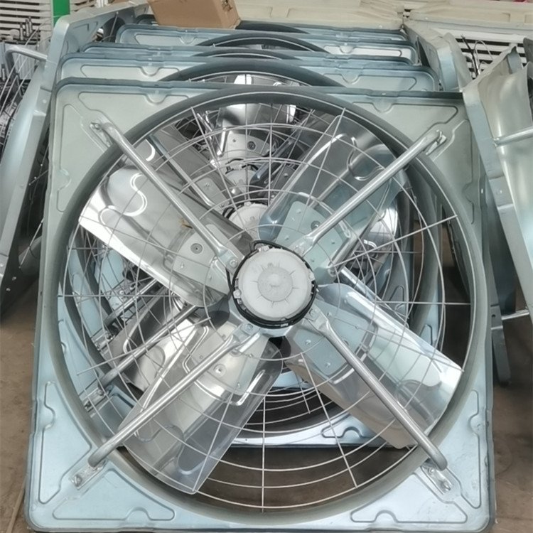 昊牧懸掛式鍍鋅板外殼畜牧牛舍降溫風(fēng)機1000型