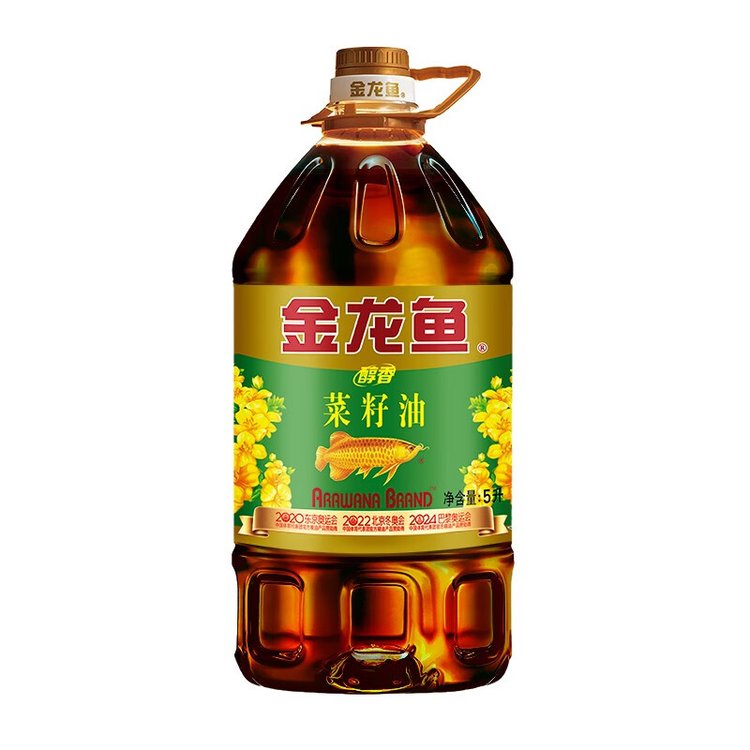 金龍魚(yú)食用油醇香菜籽油5L重慶單位節(jié)慶員工福利配送