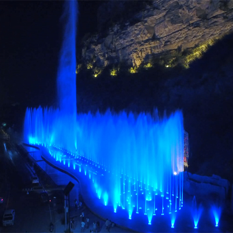 旱池音樂噴泉廣場水花水柱池旱噴涌泉旱噴互動波光跳泉設(shè)計施工