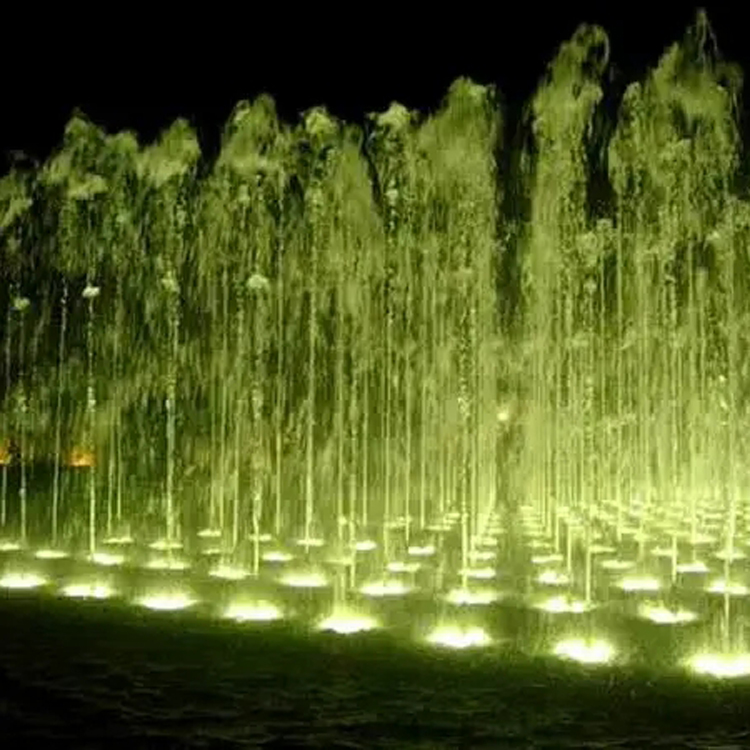 珍珠燈光噴泉設備森鑫源公園矩陣噴泉彩色旱噴水景音樂跑泉