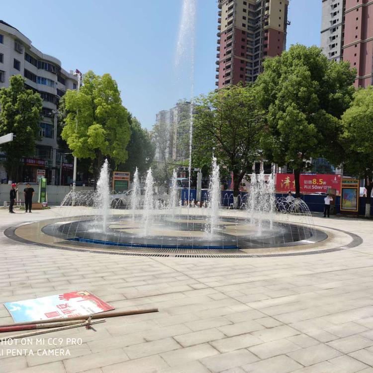 廣場水幕景觀矩陣旱噴涌泉湖面音樂噴泉森鑫源