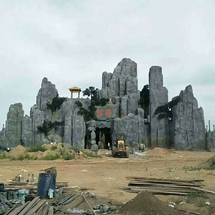 公園假山人造景觀定制水泥假山園林美化點綴森鑫源