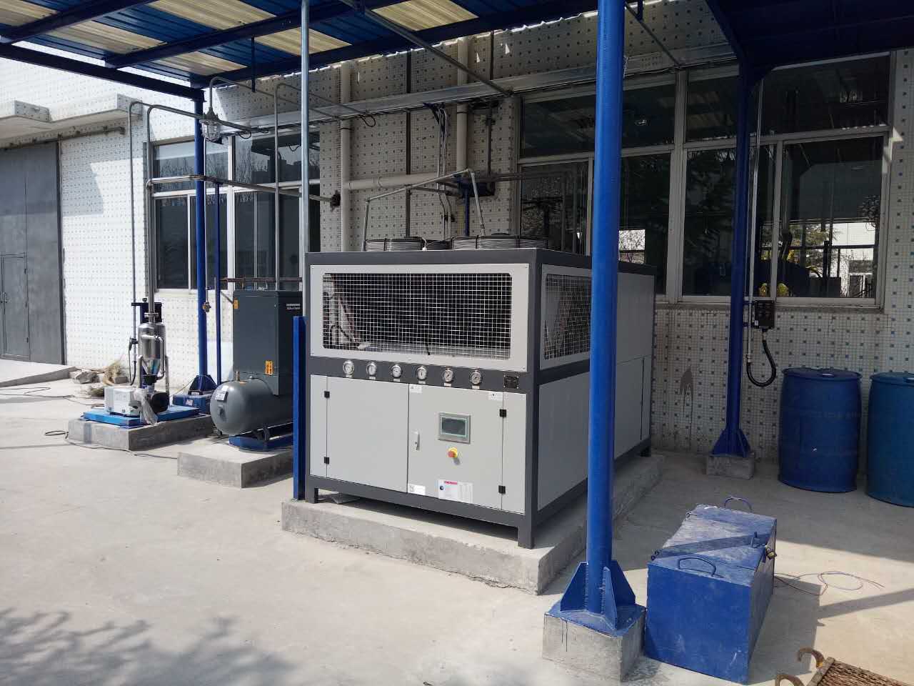 電泳槽冷卻用工業(yè)冷水機(jī)組鈺明機(jī)械電泳液冷卻恒溫設(shè)備廠家