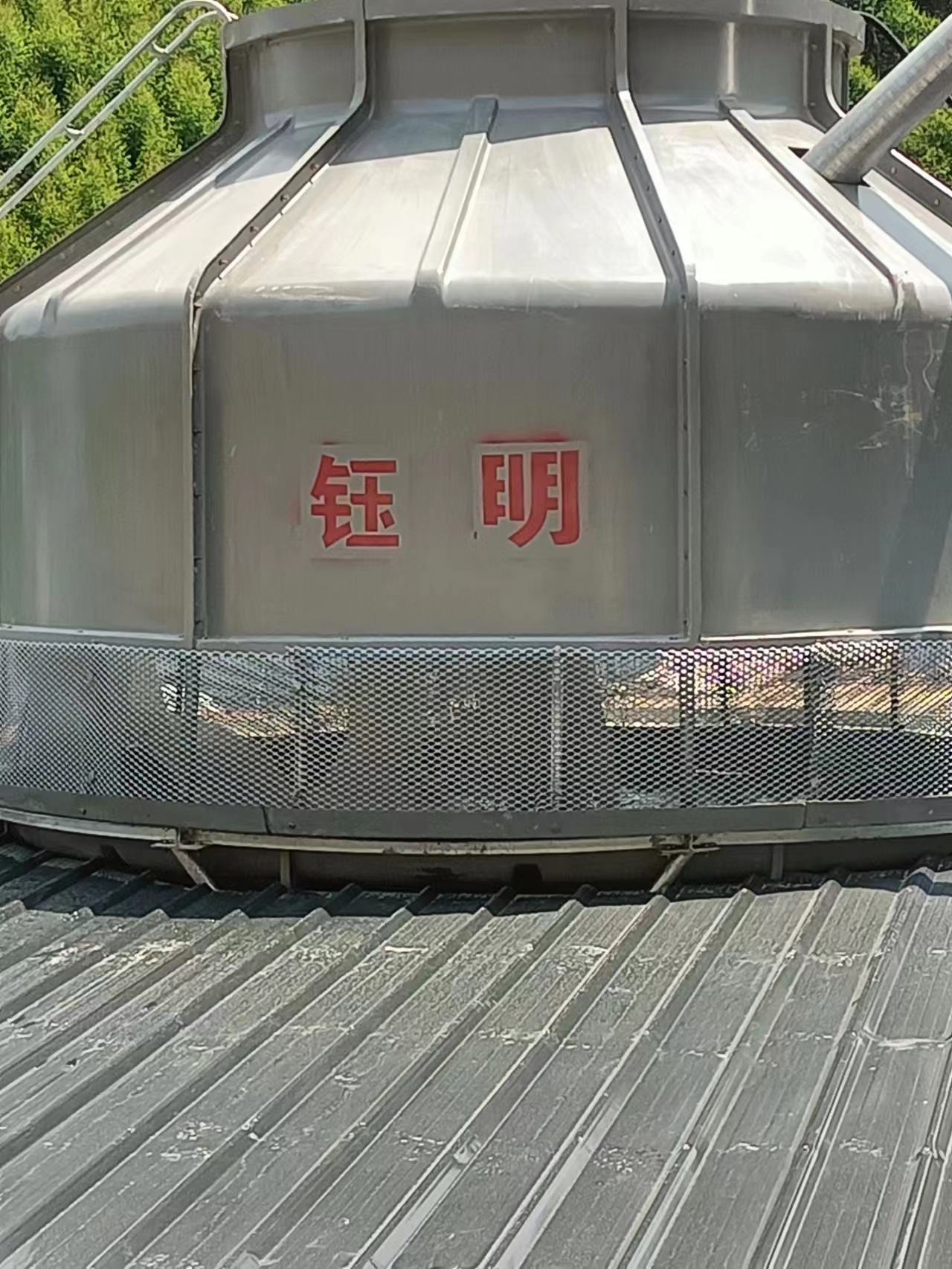 高溫玻璃鋼冷卻水塔廠家鈺明機械開放式?jīng)鏊? title=