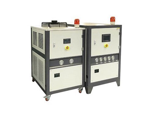 點焊機冷卻用工業(yè)制冷機組鈺明機械激光機降溫用冷水機