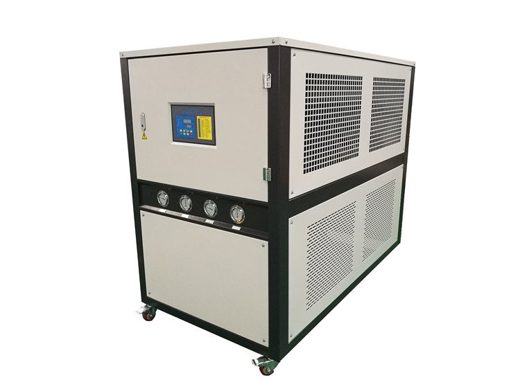 鋁合金氧化槽冷卻用工業(yè)冷水機(jī)電解液降溫用風(fēng)冷式冷水機(jī)組