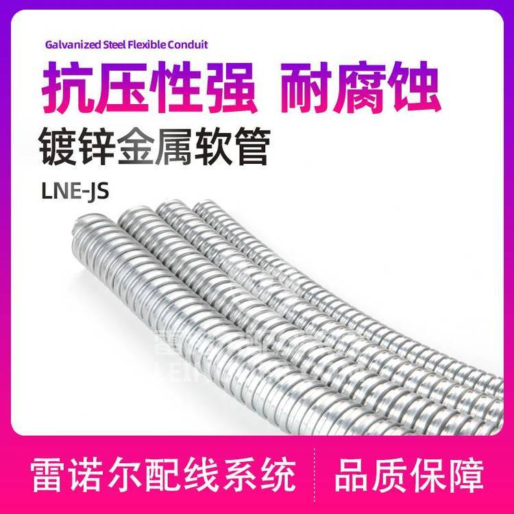雷諾爾LNE-JS鍍鋅金屬軟管穿線管裸金屬軟管蛇皮管