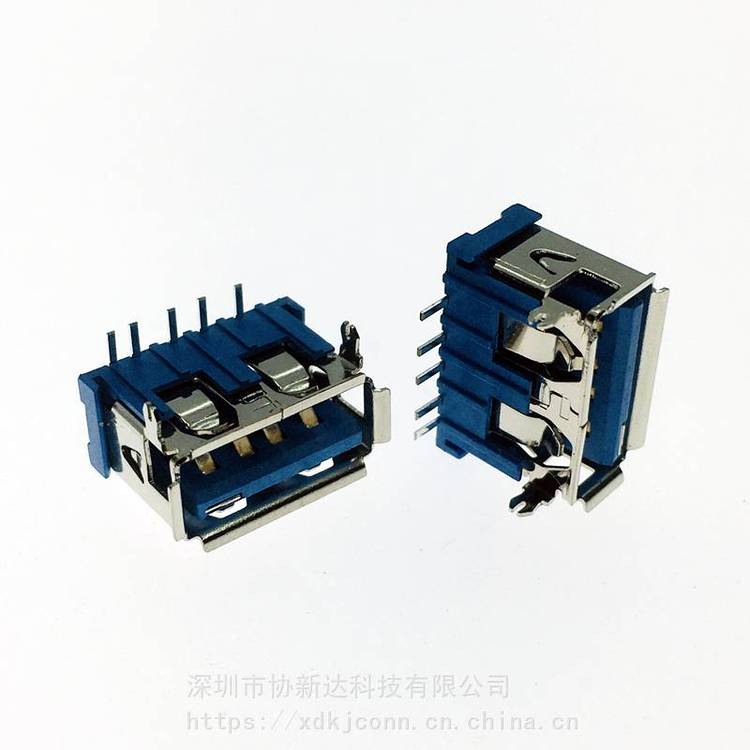 彩色帶開關(guān)USB母座A母5PIN臥式帶開關(guān)AF短體10.0板上型90度DIP帶信號腳插座