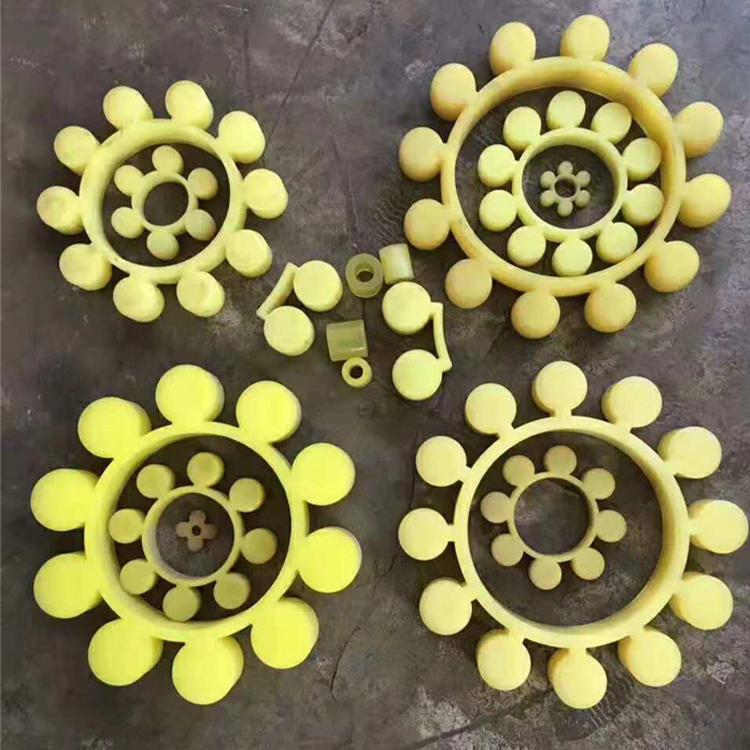 德邁機械加工訂制六角形多邊形聚氨酯梅花墊緩沖墊